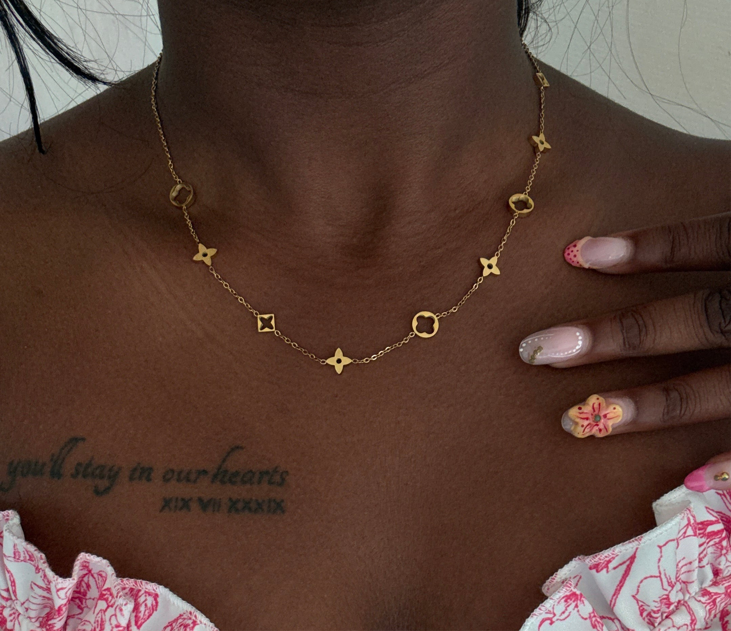 Collier trèfle